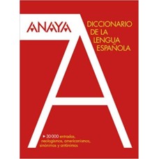 DICCIONARIO ANAYA DE LA LENGUA ESPANOLA